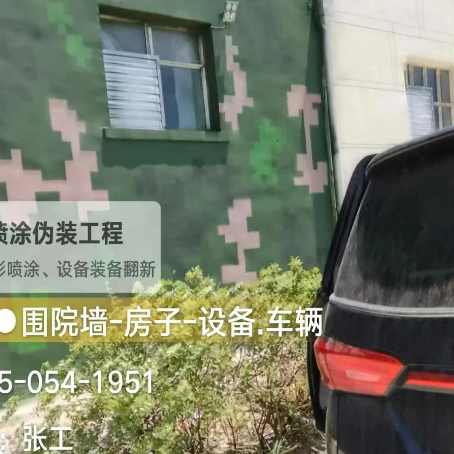 西宁数码迷彩漆施工
